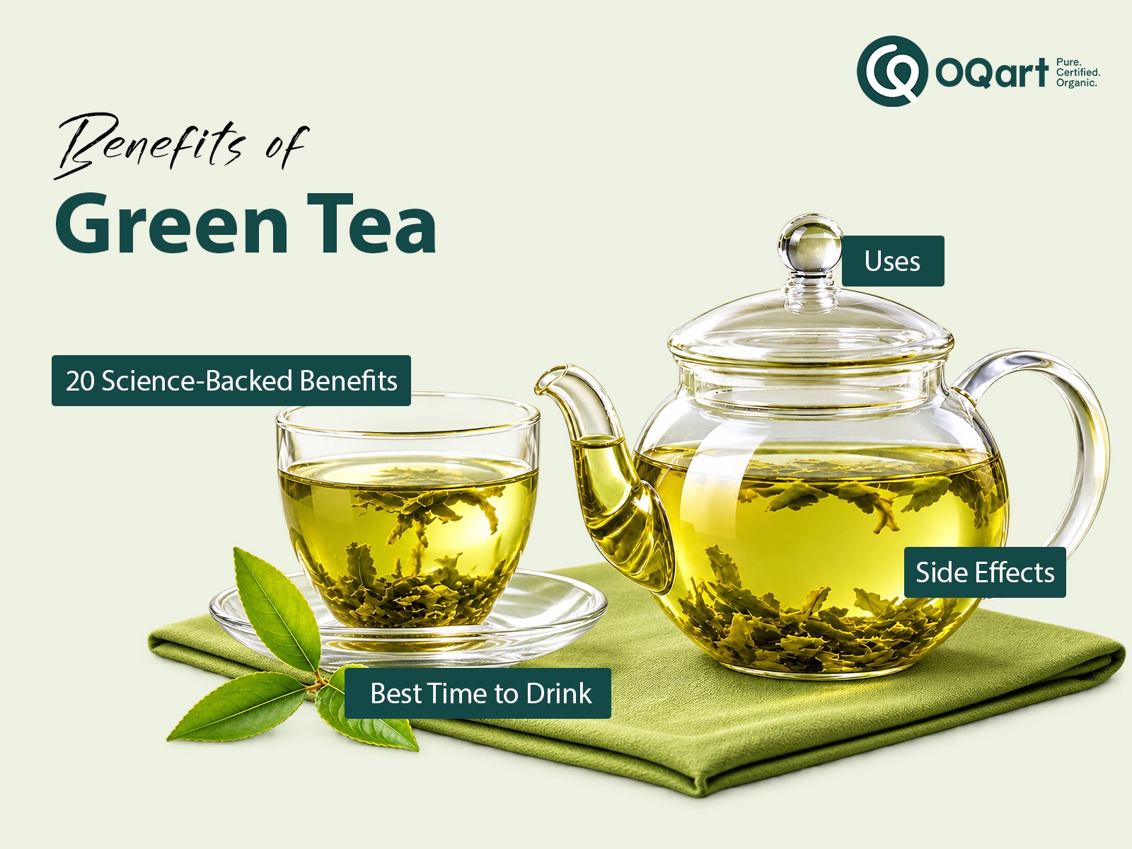 Green Tea Benefits: 20 Benefits, Uses & Side Effects