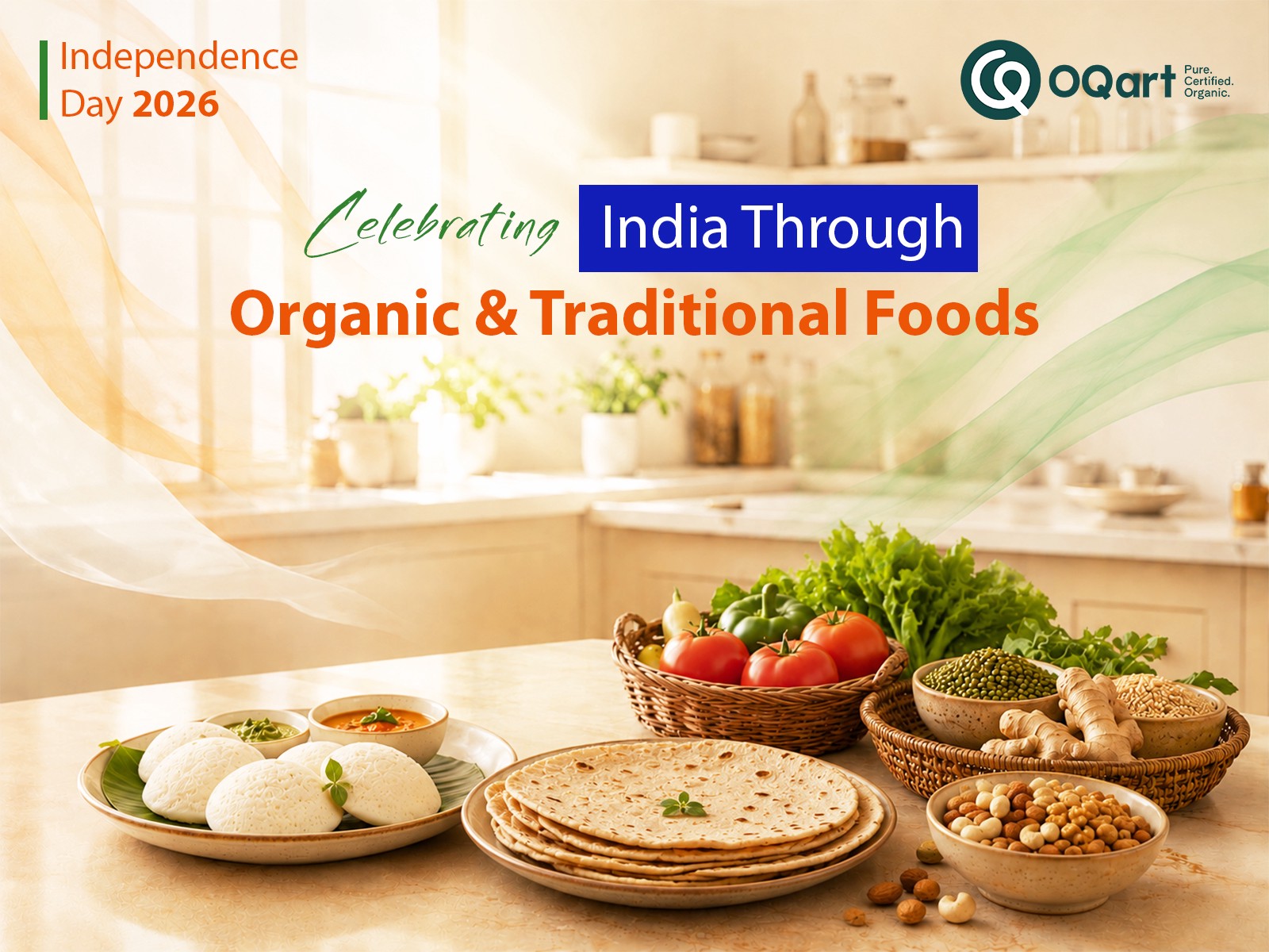 Independence Day 2026: Celebrating India Through Organic & Traditional Foods