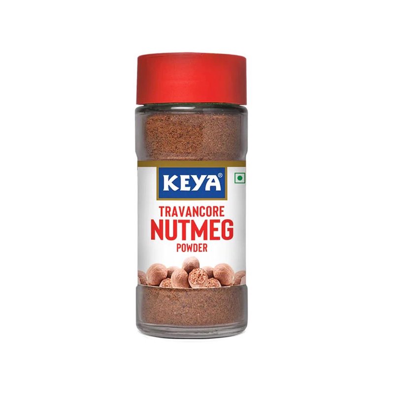Keya Nutmeg Powder (Jaiphal Powder) | 100% Pure & Aromatic Spice | Finely Ground for Baking, Desserts, Beverages & Indian Cooking