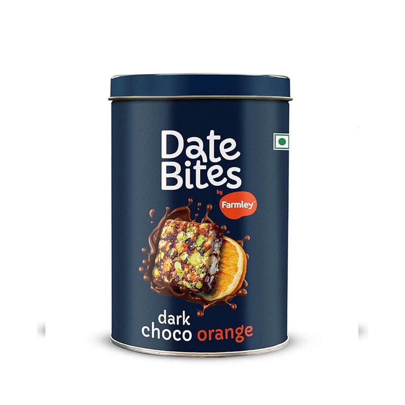 FARMLEY DATE BITE CHOCO ORNG 200G