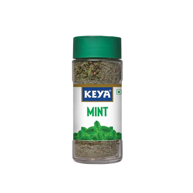 Keya Mint | Premium Dried Mint Leaves Seasoning | Refreshing Aroma & Cool Flavor | Perfect for Raita, Chutney, Drinks & Everyday Cooking