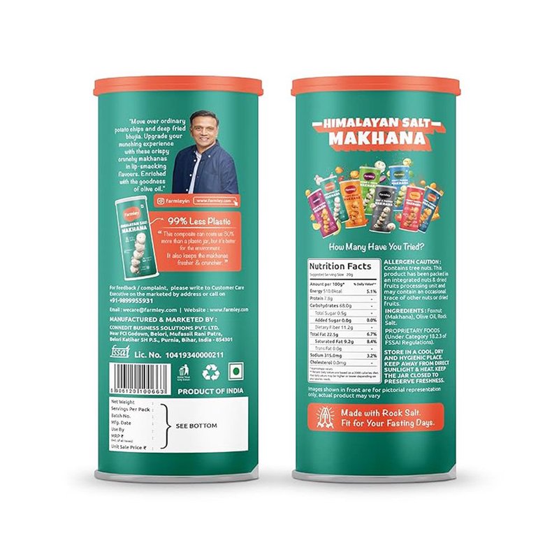 FARMLEY MAKHANA SALTED COMP.77G thumbnail 2