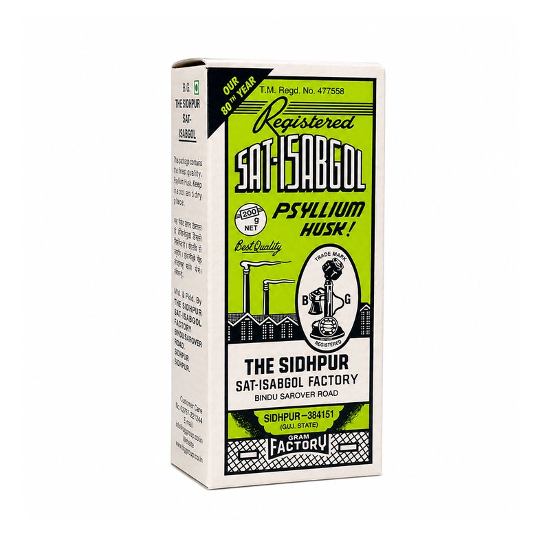Sidhpur Sat Isabgol | Natural Psyllium Husk for Digestive Wellness | Rich in Dietary Fiber | Supports Healthy Digestion & Daily Gut Health