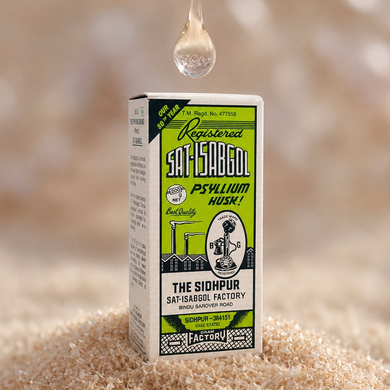 Sidhpur Sat Isabgol | Natural Psyllium Husk for Digestive Wellness | Rich in Dietary Fiber | Supports Healthy Digestion & Daily Gut Health