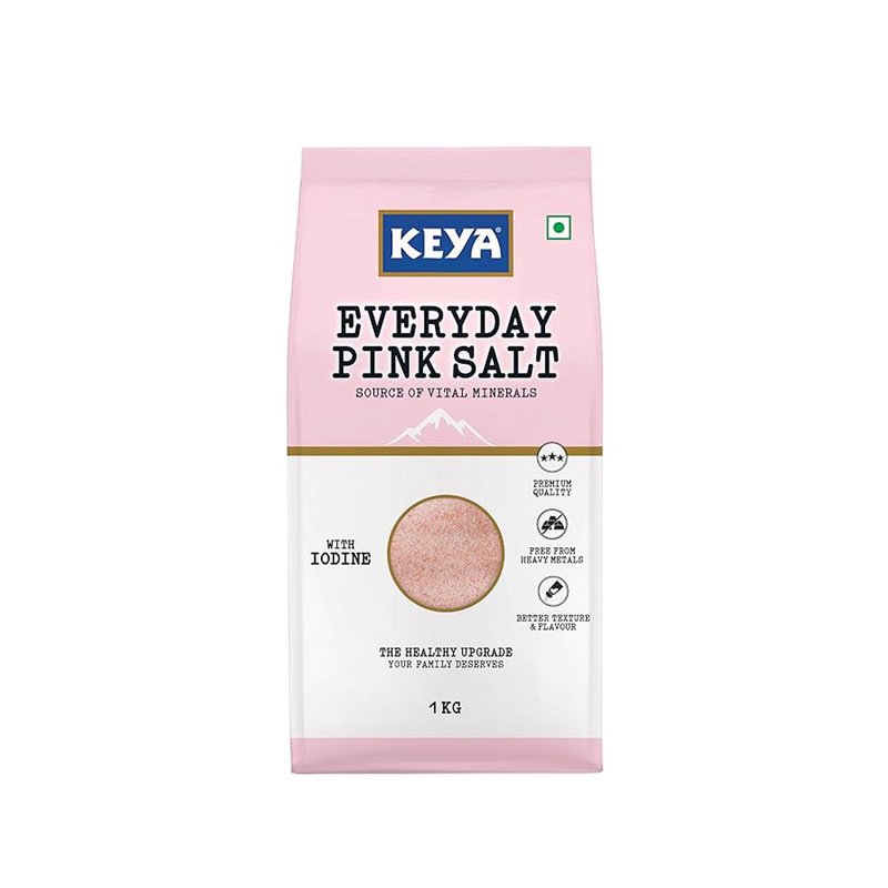 Keya Everyday Pink Salt | Premium Himalayan Pink Salt | Natural Mineral-Rich Seasoning | Perfect for Cooking, Salads & Everyday Kitchen Use