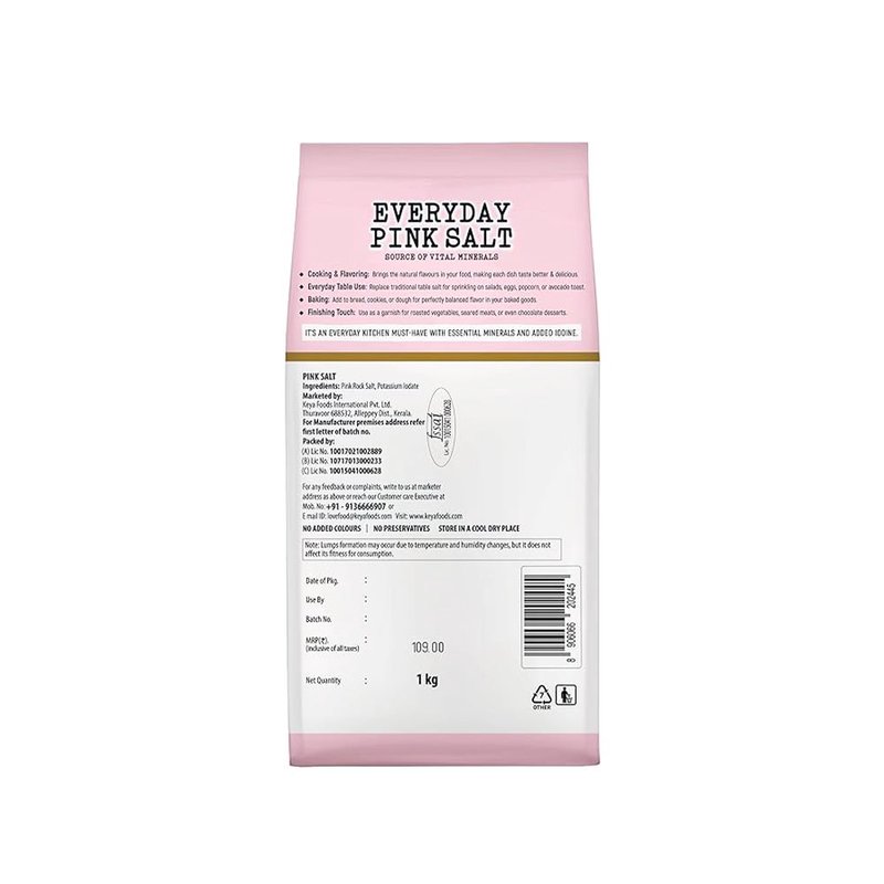 Keya Everyday Pink Salt | Premium Himalayan Pink Salt | Natural Mineral-Rich Seasoning | Perfect for Cooking, Salads & Everyday Kitchen Use thumbnail 2