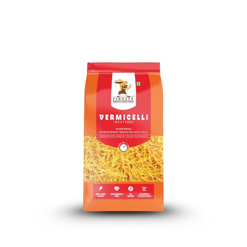 Finosta Vermicelli 1kg | Premium Seviyan | Thin & Non-Sticky Vermicelli for Kheer, Upma & Traditional Recipes | Easy-to-Cook Family Pack