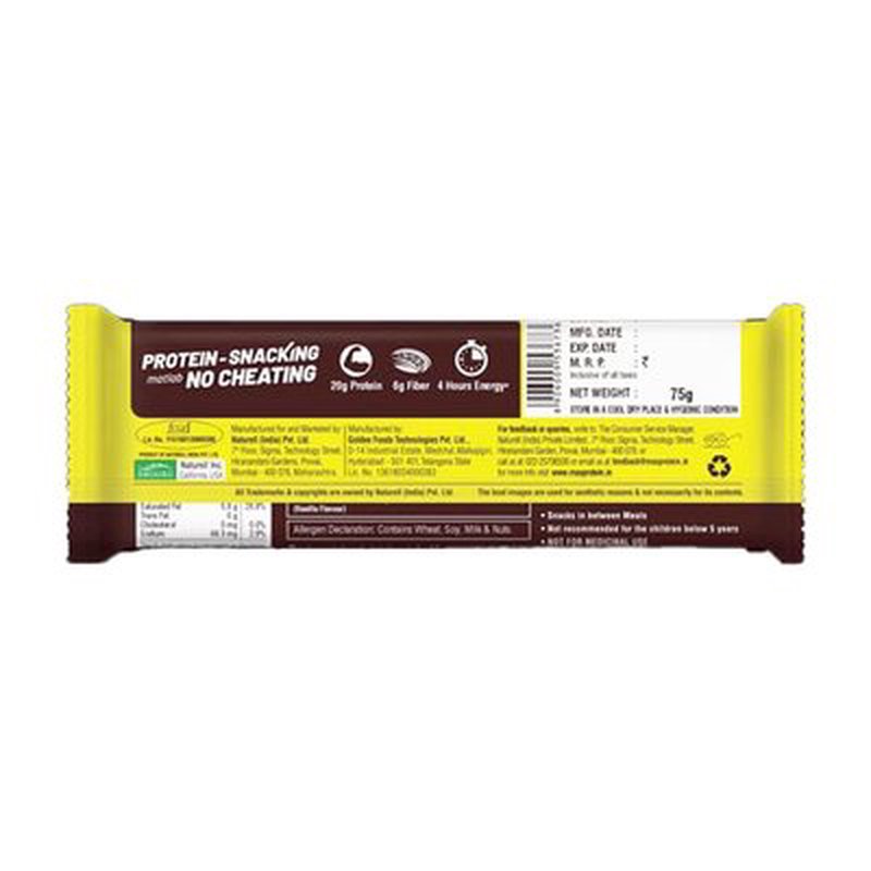 RiteBite Max Protein Daily Date & Almond Bar | 10g Protein & 4g Fibre | Dates, Almonds & Dark Chocolate | 21 Vitamins & Minerals | Convenient Protein Snack | Vegetarian