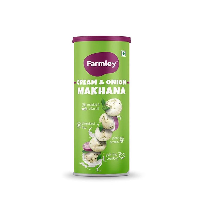 FARMLEY JAR MAKHANA CREAM & ONION 55G