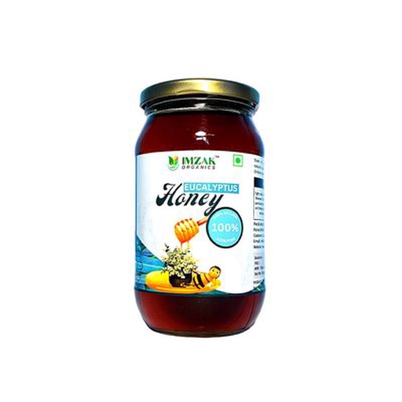 Imzak Eucalyptus Honey | 100% Pure Raw & Natural Honey | Unprocessed Forest Honey with Herbal Notes | Rich in Antioxidants & Natural Enzymes | Healthy Sweetener for Immunity, Wellness & Daily Energy