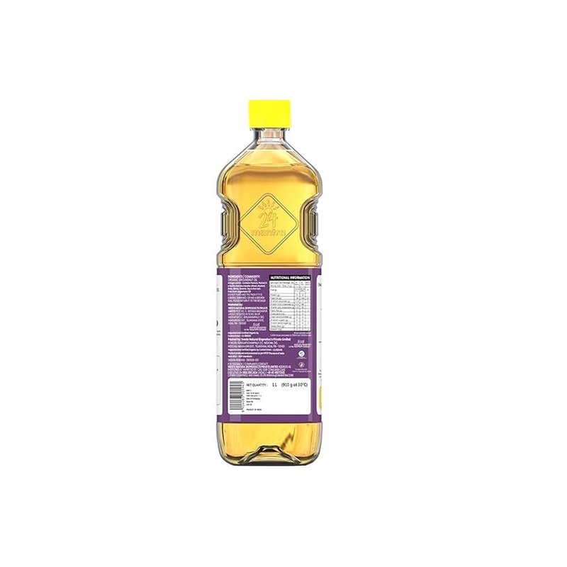 24 Mantra Organic Cold Pressed Groundnut Oil | Wood Pressed Peanut Oil | 100% Organic | Unrefined Cooking Oil thumbnail 2