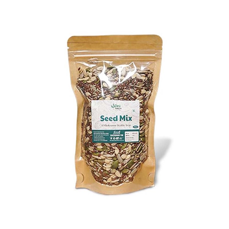 Desi Mantra Premium Seed Mix | Nutritious Blend of Roasted Healthy Seeds | Rich in Fiber & Protein | Perfect Anytime Snack for Fitness & Daily Wellness