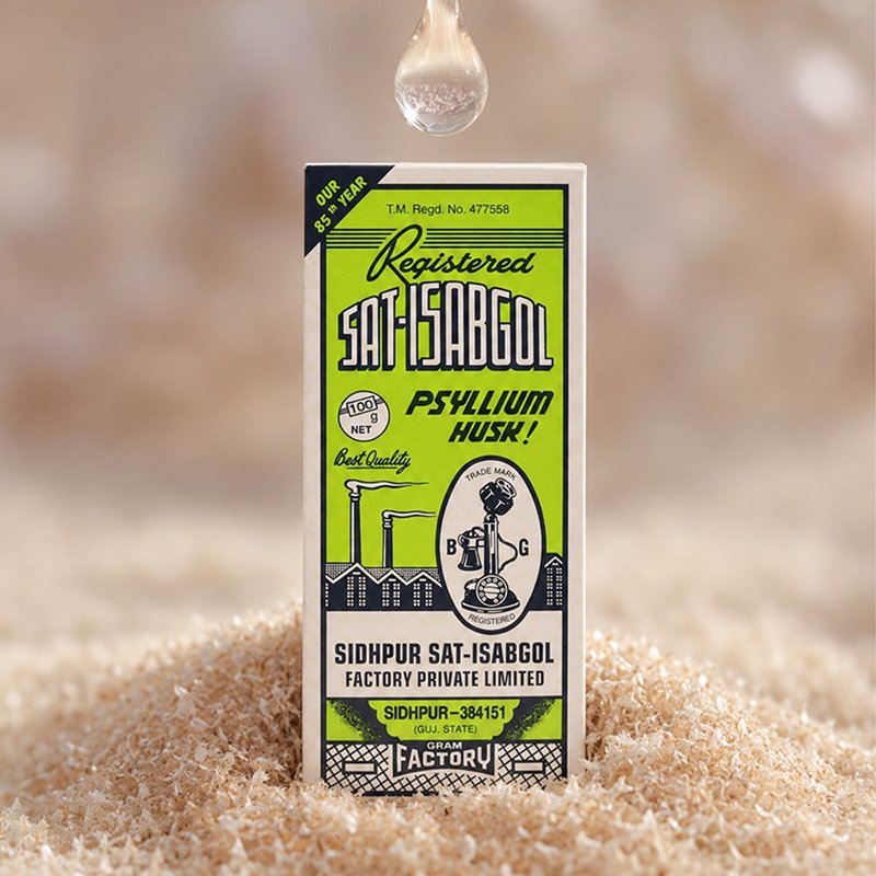 Sidhpur Sat Isabgol | Natural Psyllium Husk for Digestive Wellness | Rich in Dietary Fiber | Supports Healthy Digestion & Daily Gut Health