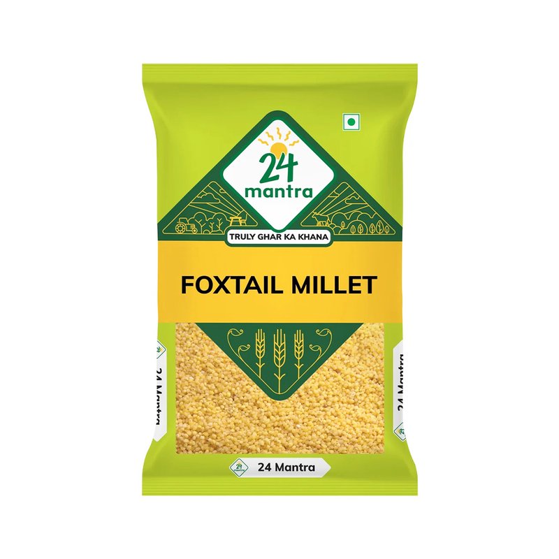 24 Mantra Organic Foxtail Millet | Kangni Millet | Whole Grain Ancient Millet | Healthy Rice Alternative