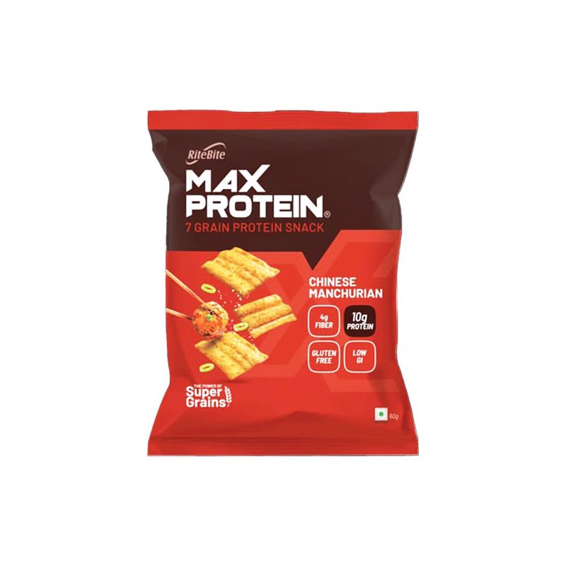 RiteBite Namkeen Chinese Manchurian | Crispy & Crunchy Savoury Snack | Spicy Indo-Chinese Flavour | Ready-to-Eat Namkeen | Tea-Time Snack