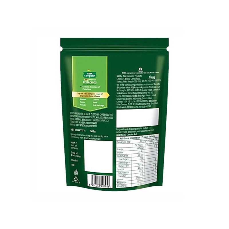 Tata Sampann 100% Pure Pistachio 500g thumbnail 2
