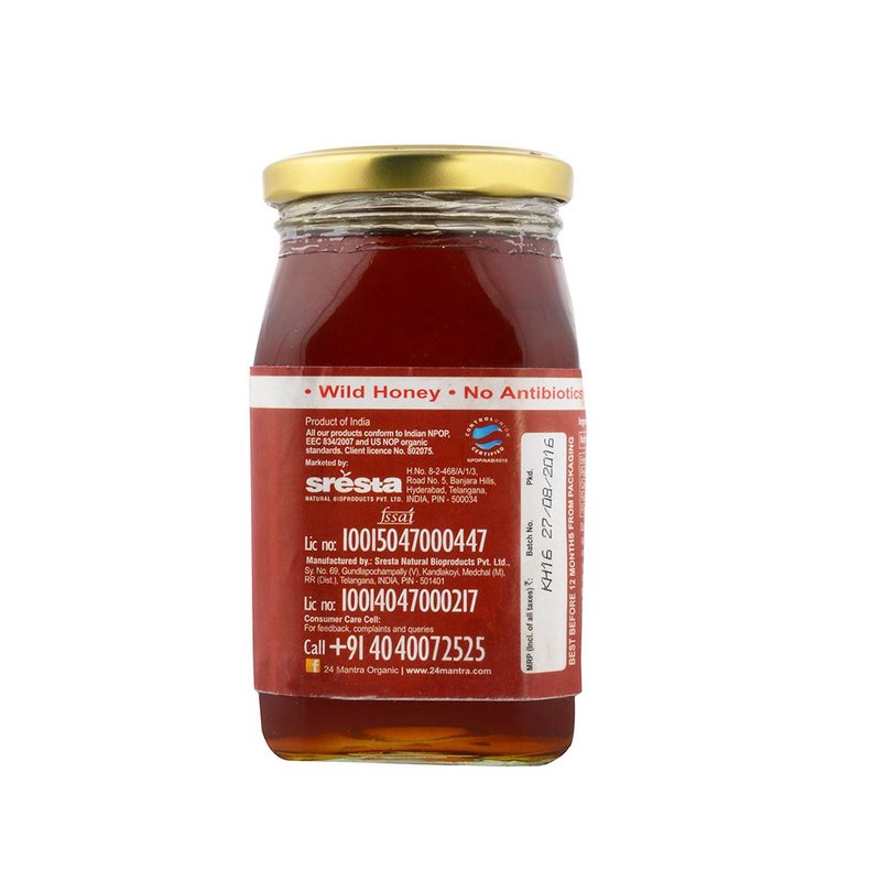 24 Mantra Organic Honey | Pure Natural Honey | No Added Sugar | Rich Taste | Everyday Sweetener thumbnail 2