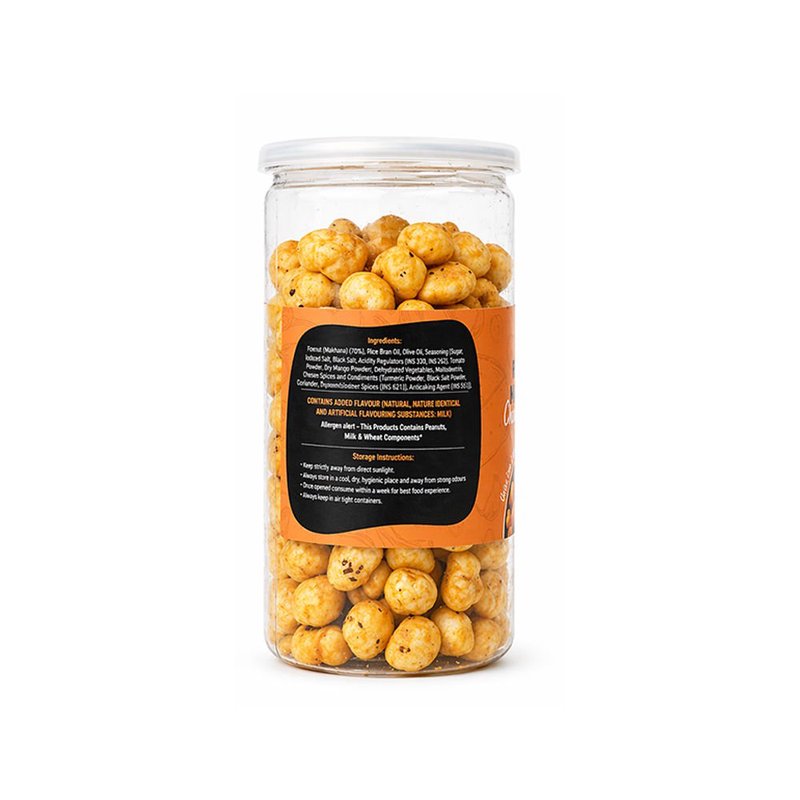 Desi Mantra Roasted Makhana Cheddar Cheese | Crunchy Cheese Flavored Fox Nuts Snack | Light & Healthy Roasted Makhana | Rich in Protein & Fiber | Perfect for Guilt-Free Munching thumbnail 3