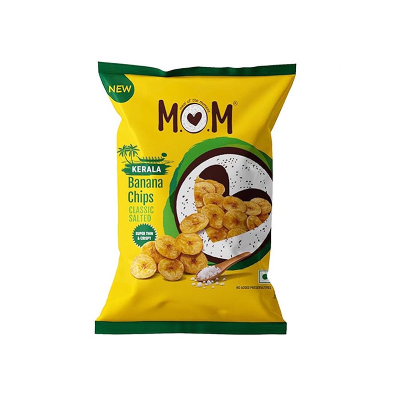 MOM - Meal of the Moment, Masala Banana Chips 75g each / 80g each, Cholesterol Free | Super Thin & Crispy | No Artifical Flavours | Zero Trans Fat