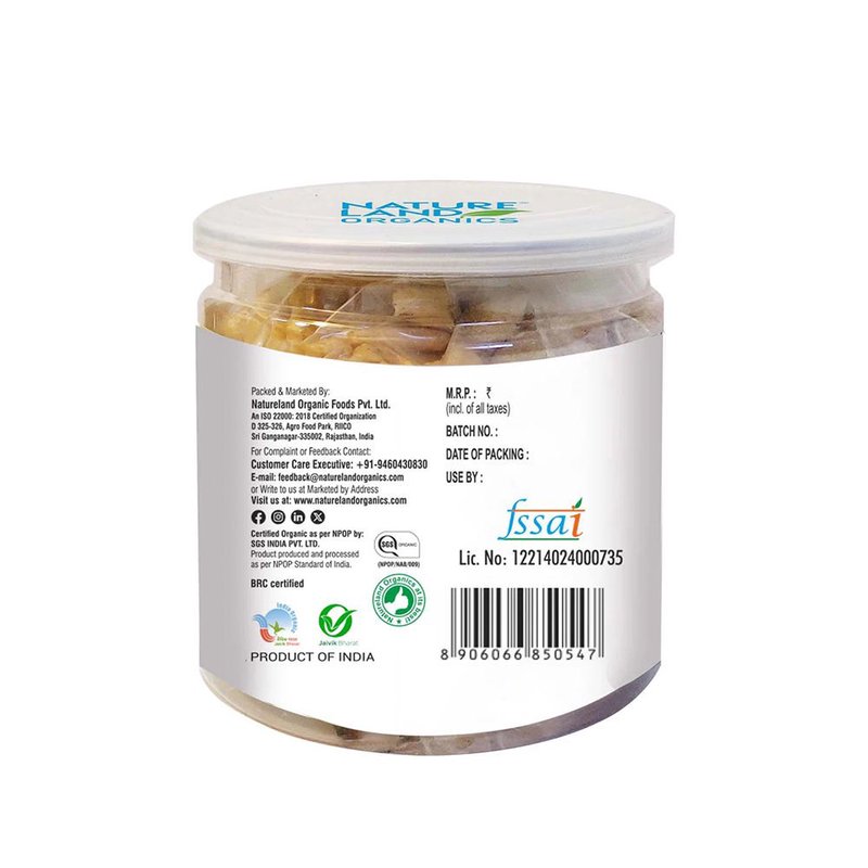 Natureland Organics Cashew Nuts 200g | 100% Organic Premium Whole Cashews (Kaju) | Protein & Healthy Fat Rich Dry Fruit for Snacking, Desserts & Cooking thumbnail 2