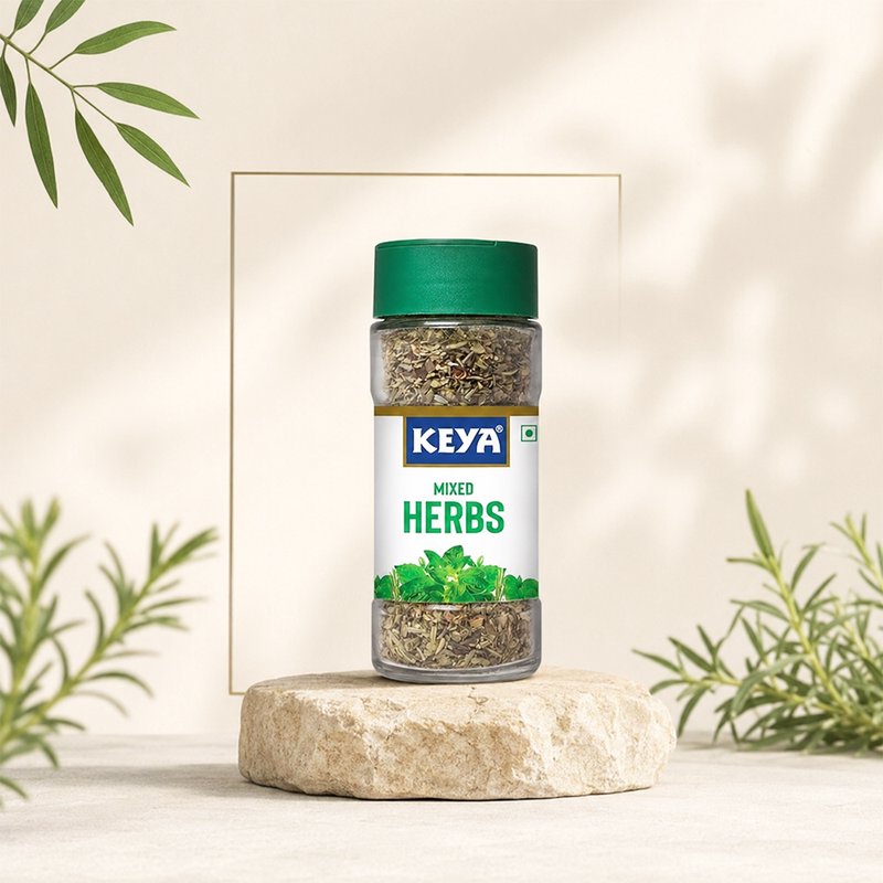 Keya Mixed Herbs | Premium Blend of Italian Style Herbs | Aromatic Seasoning for Pasta, Pizza, Salads & Everyday Cooking