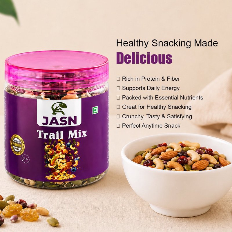 Taruwar Premium Trail Mix 250g | Includes Seeds, Dry Fruits & Dried Fruits | Healthy Nut & Seed Mix for Energy, Nutrition & Daily Snacking | Crunchy & Nutrient-Rich Snack Blend thumbnail 4