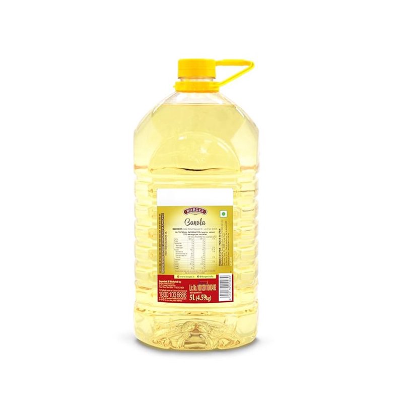 Borges Canola Oil | Premium Refined Canola Cooking Oil | Light & Mild Edible Oil | Ideal for Frying, Sautéing, Baking & Everyday Cooking thumbnail 2