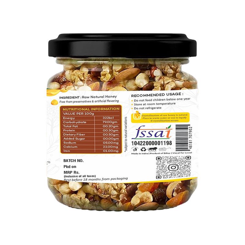 Desi Mantra Premium Honey Dipped Nuts & Seeds | Crunchy Dry Fruits Coated with Pure Honey | Healthy Snack Mix Rich in Taste & Nutrition | Perfect for Gifting & Everyday Munching thumbnail 2
