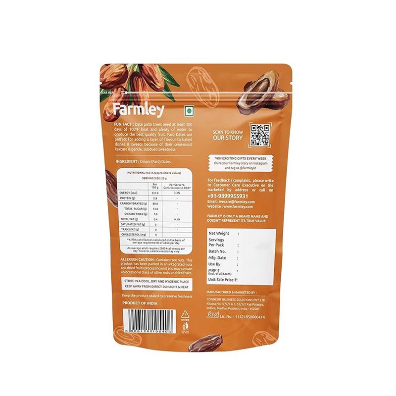 FARMLEY FARD DATES POUCH 400GM thumbnail 2