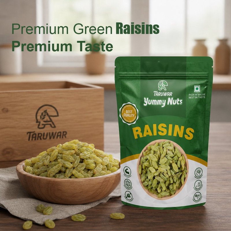 Taruwar Premium Raisins 250g | Kishmish | Naturally Sweet & Soft Dry Fruits | Rich in Iron, Fibre & Antioxidants | Healthy Snack for Energy, Digestion & Daily Nutrition | Premium Quality Raisins
