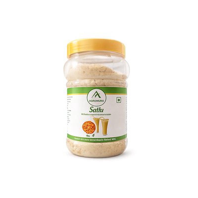 Agro Aura Sattu Masala Salted Premix | Instant Sattu Drink Mix | High Protein & Fibre | Traditional Bihar Style Beverage | Natural Energy Booster | Ready to Drink | 500g