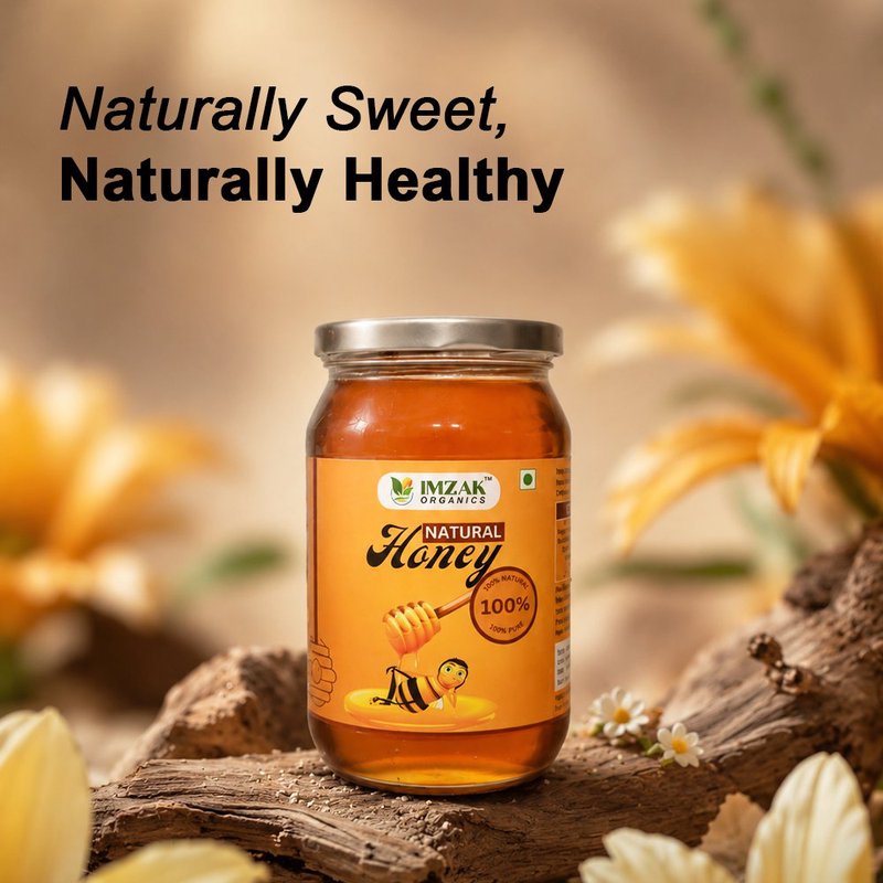 Imzak Multiflora Honey | 100% Pure Raw & Natural Honey | Unprocessed Forest Honey | Rich in Antioxidants & Natural Enzymes | Healthy Natural Sweetener for Immunity & Daily Wellness thumbnail 3