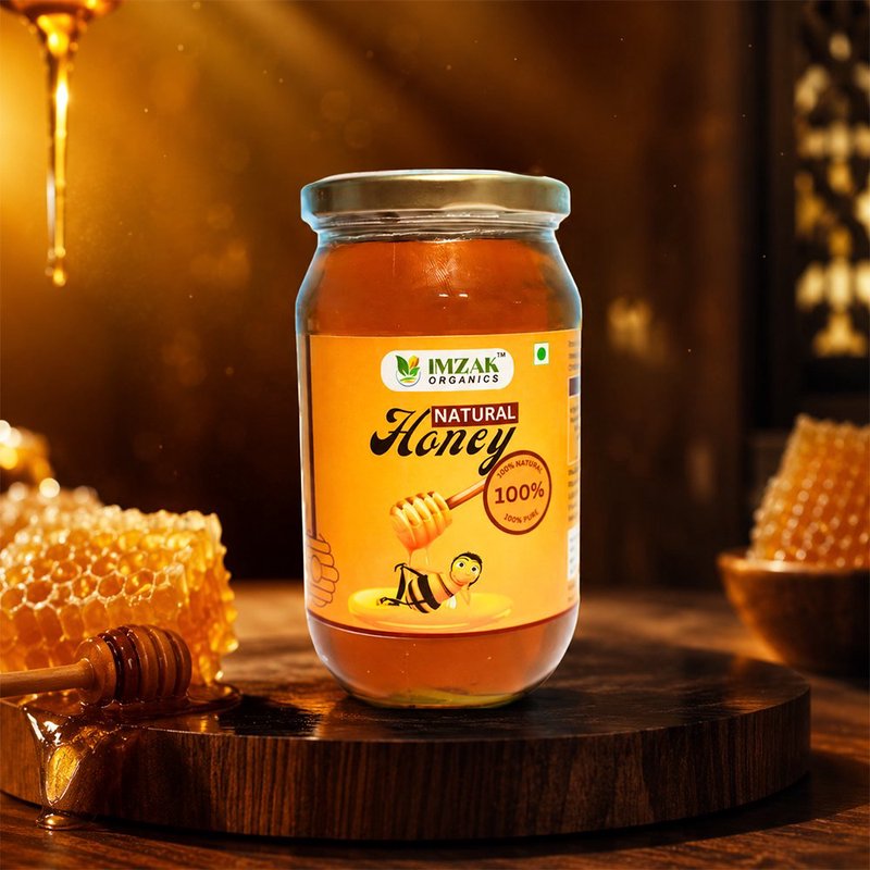 Imzak Multiflora Honey | 100% Pure Raw & Natural Honey | Unprocessed Forest Honey | Rich in Antioxidants & Natural Enzymes | Healthy Natural Sweetener for Immunity & Daily Wellness thumbnail 5