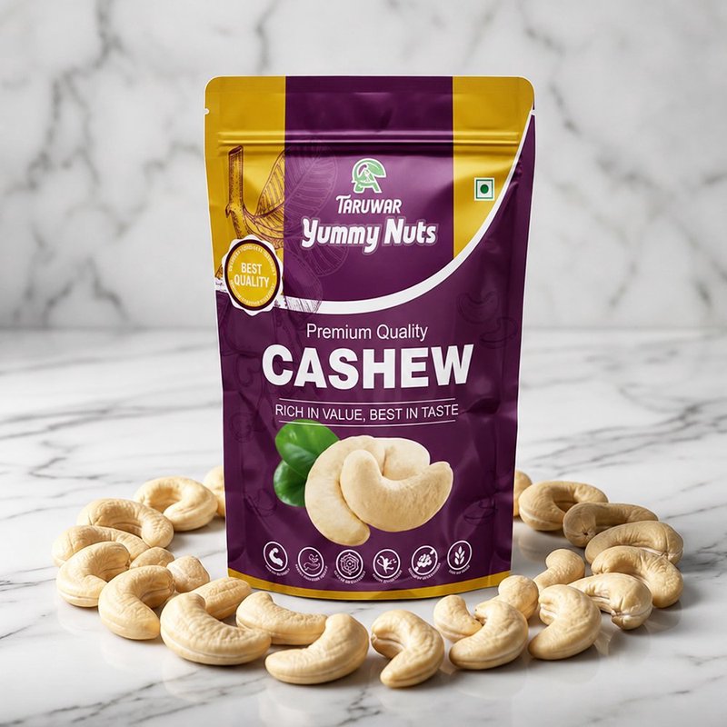 Taruwar Whole Raw Cashew Nuts W240 250g | Premium Non-Broken Kaju | Crunchy & Creamy Raw Cashews | Protein Rich Dry Fruits | Healthy Snack for Energy, Weight Management & Daily Nutrition | Ideal for Cooking, Roasting & Desserts thumbnail 4