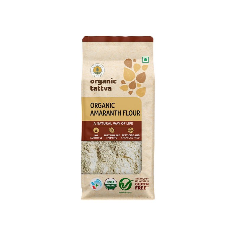 Organic Tattva Amaranth Flour | Organic Rajgira Atta | Gluten Free Flour | High Protein Flour
