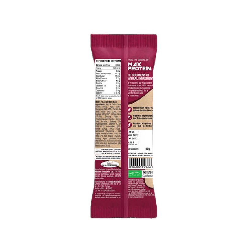 RiteBite Wellness Figs & Dates Bar | Healthy Dry Fruit Energy Bar | Rich in Fiber | No Added Sugar | Ready-to-Eat Snack thumbnail 2