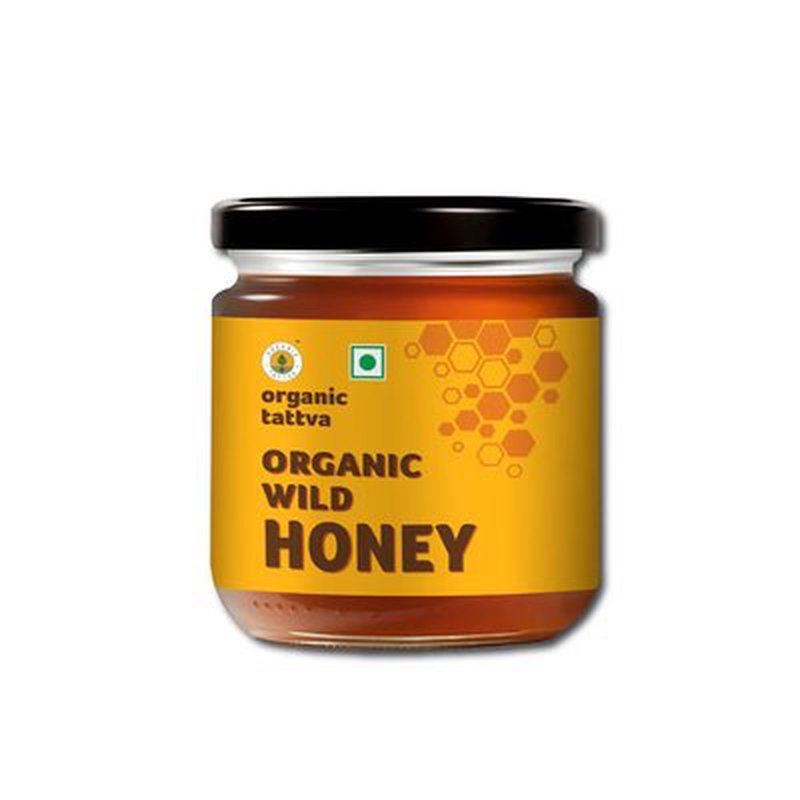 Organic Tattva Wild Forest Honey | 100% Pure Natural Honey | No Processing Wild Honey | Natural Sweetener for Everyday Use