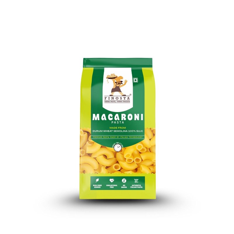 Finosta Macaroni Pasta 500g | Premium Tube-Shaped Italian Pasta | Perfect for White Sauce, Red Sauce & Baked Pasta Recipes | Easy-to-Cook Family Pasta