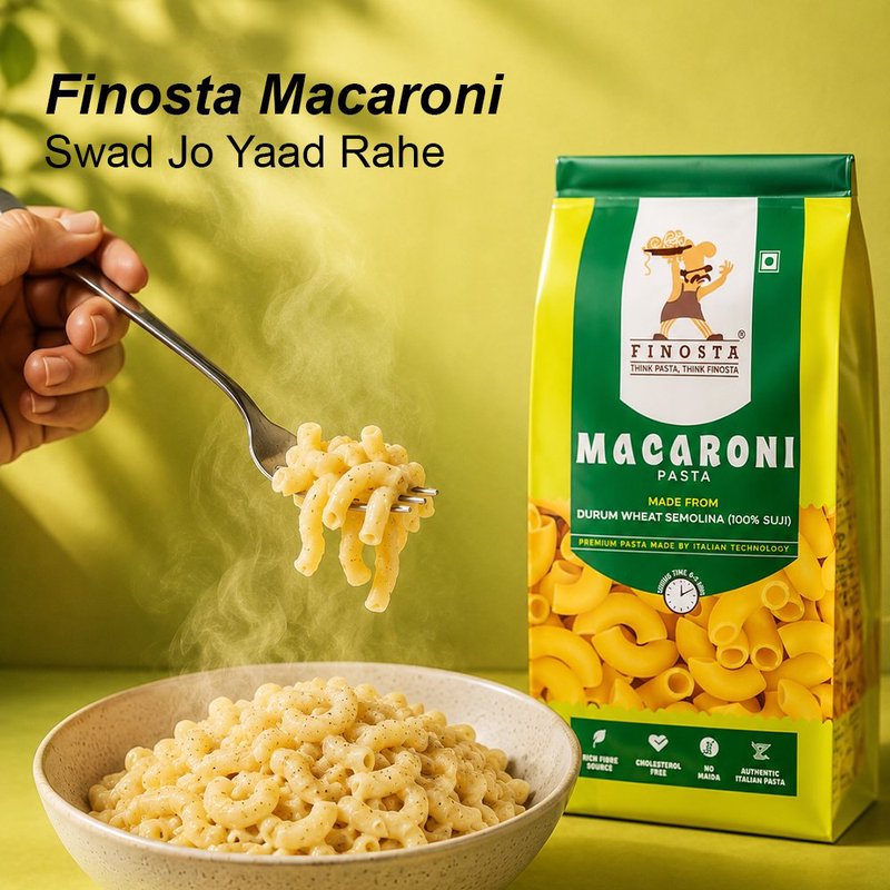 Finosta Macaroni Pasta 500g | Premium Tube-Shaped Italian Pasta | Perfect for White Sauce, Red Sauce & Baked Pasta Recipes | Easy-to-Cook Family Pasta thumbnail 2