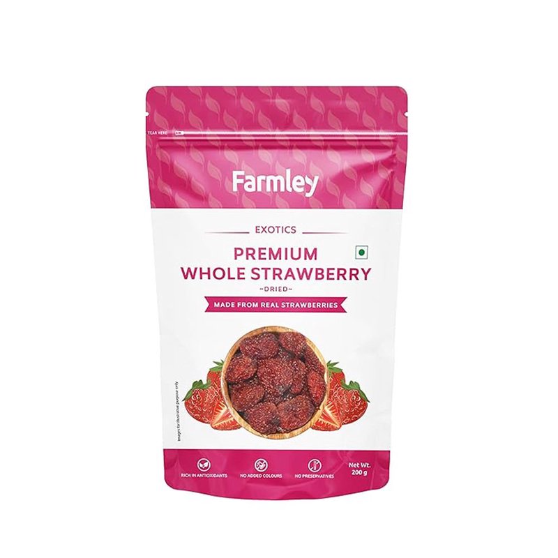 FARMLEY DRIED STRAWBERRY 200GM