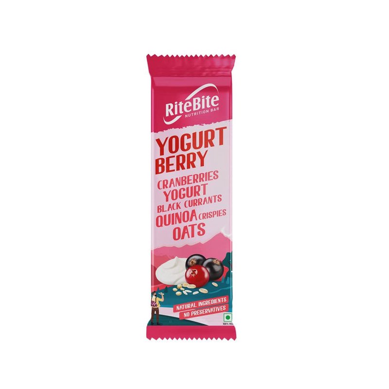 RiteBite Yogurt Berry Mix | Mixed Nuts, Berries & Yogurt Bites | Protein & Fiber Rich Healthy Snack | Ready-to-Eat