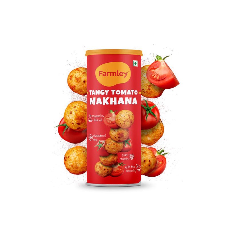 FARMLEY JAR MAKHANA TANGY TOMATO 55G