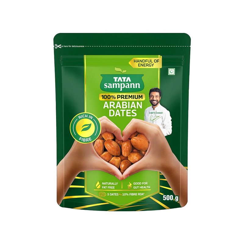 Tata Sampann 100% Premium Arabian Dates 500g