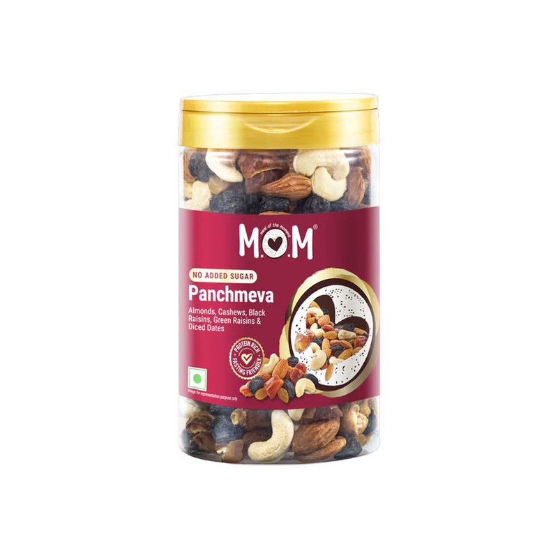 MOM Panchmeva 410g | Premium Dry Fruit Mix | Various Nuts and Dried Fruits | Convenient Healthy Snacks Pack