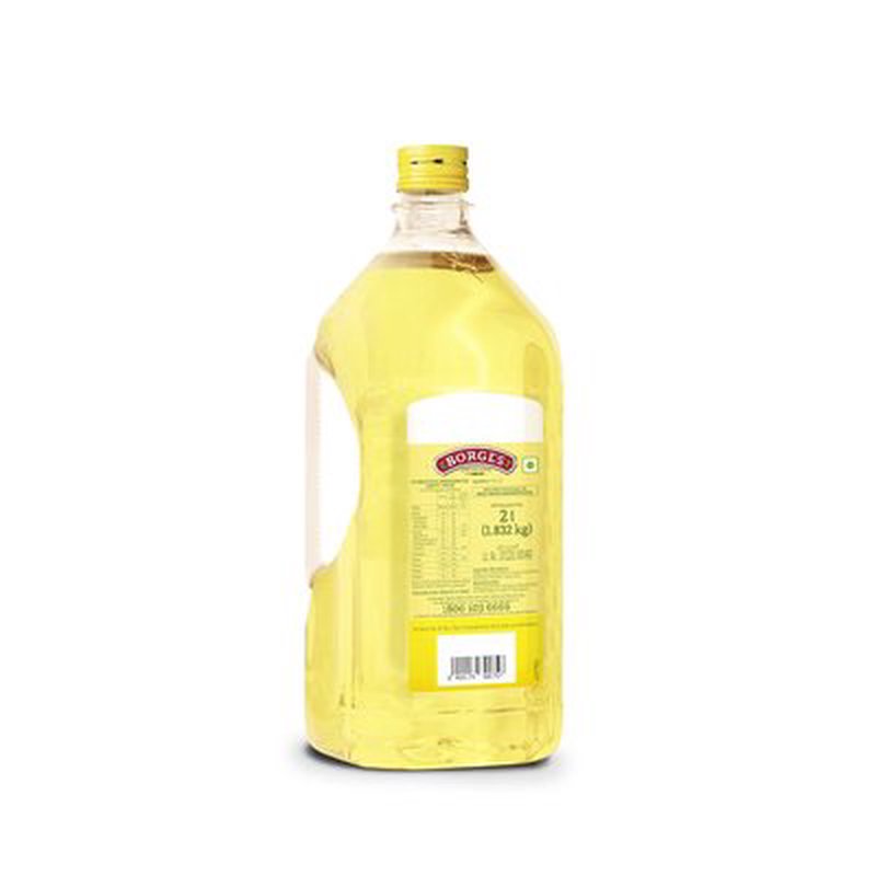Borges Indian Cooking Oil | Premium Blended Edible Oil | Light & Versatile Cooking Oil | Ideal for Frying, Sautéing & Everyday Indian Cooking | 5L