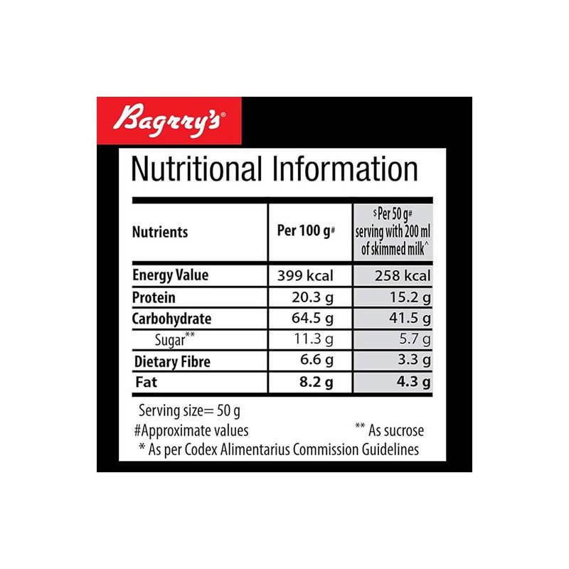 Bagrry’s Protein Muesli 500 GM | High Protein Breakfast Cereal | Nutritious Blend of Oats, Nuts & Seeds | Fiber Rich Healthy Meal for Daily Energy & Wellness thumbnail 2