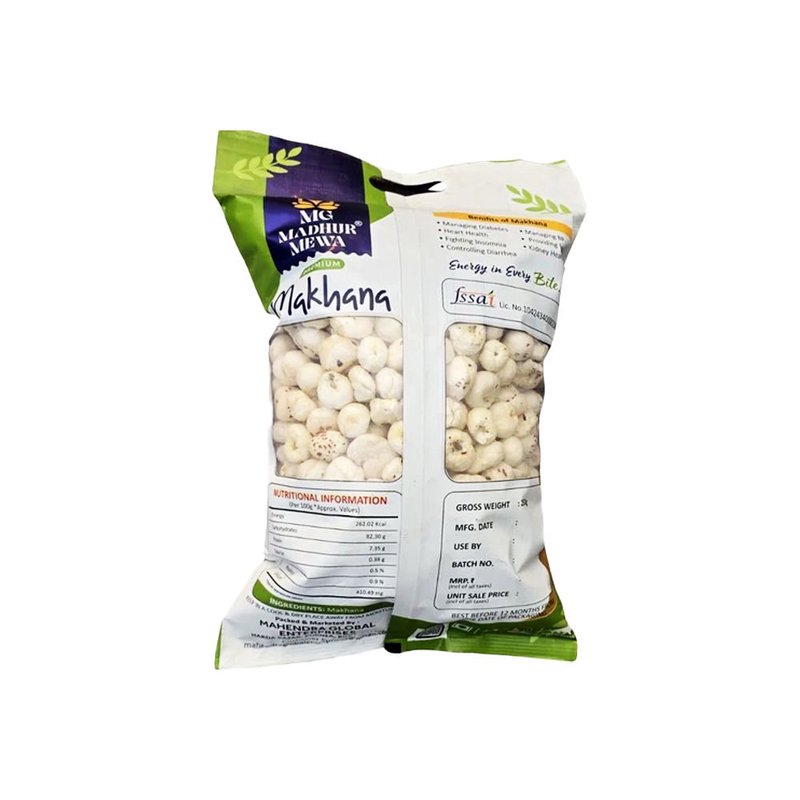 MG Madhur Mewa Makhana | Premium Fox Nuts Superfood Snack | Light, Crunchy & Healthy Roasted Makhana | High Protein, Low Calorie & Gluten-Free Snack | Fiber Rich Healthy Munching for Daily Nutrition & Weight Management thumbnail 2