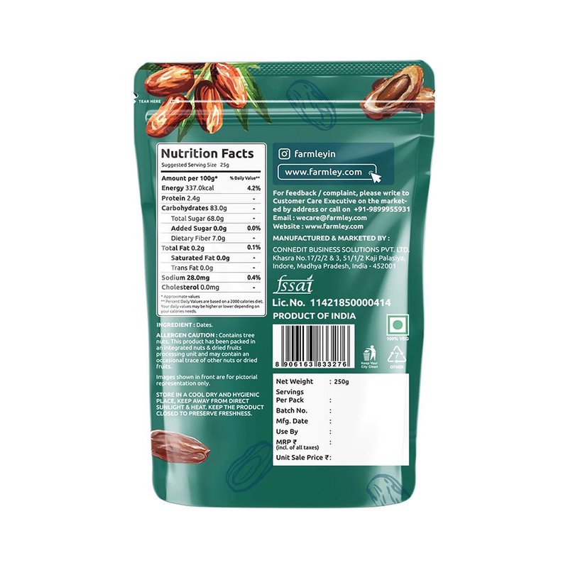 FARMLEY BARKAT DATES 500GM thumbnail 2
