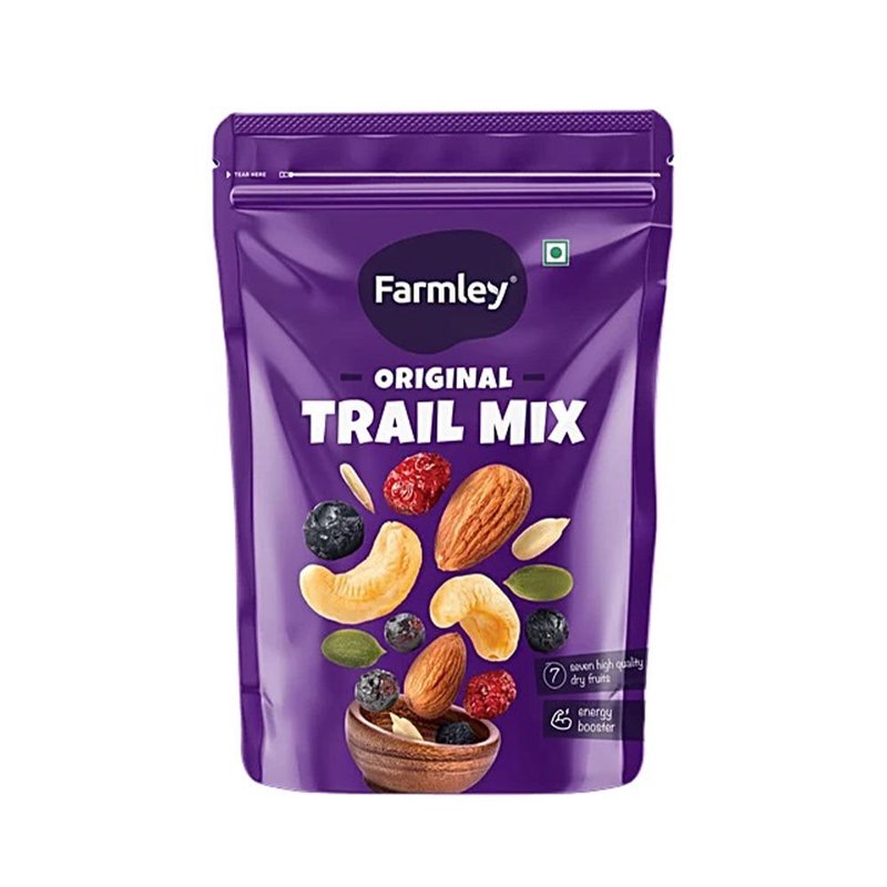 Farmley Trail Mix | Premium Nuts, Dried Fruits & Seeds Mix | High Protein & High Fibre Healthy Snack | Perfect for On-the-Go Snacking