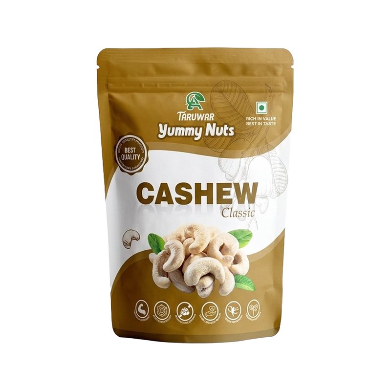 Taruwar Premium Cashew W320 250g | Whole Kaju Nuts | Creamy, Crunchy & Protein Rich Dry Fruits | Healthy Snack for Energy, Heart Health & Daily Nutrition | Premium Quality Cashews